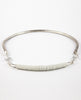 ILLUMINA NECKPIECE - WHITE LEATHER ILLUMINA NECKPIECE - WHITE LEATHER