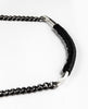 SILENTIUM NECKPIECE - BLACK LEATHER SILENTIUM NECKPIECE - BLACK LEATHER