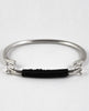 ILLUMINA BRACELET - BLACK LEATHER