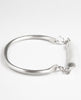 ILLUMINA BRACELET - WHITE LEATHER